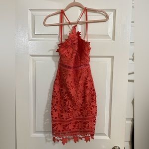 Spring midi cocktail dress from Nordstrom